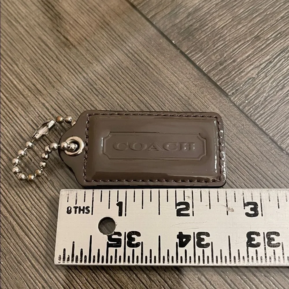 Coach Gallery Tote F17728 Replacement Hangtag - Key Chain - Bag Charm Grey?